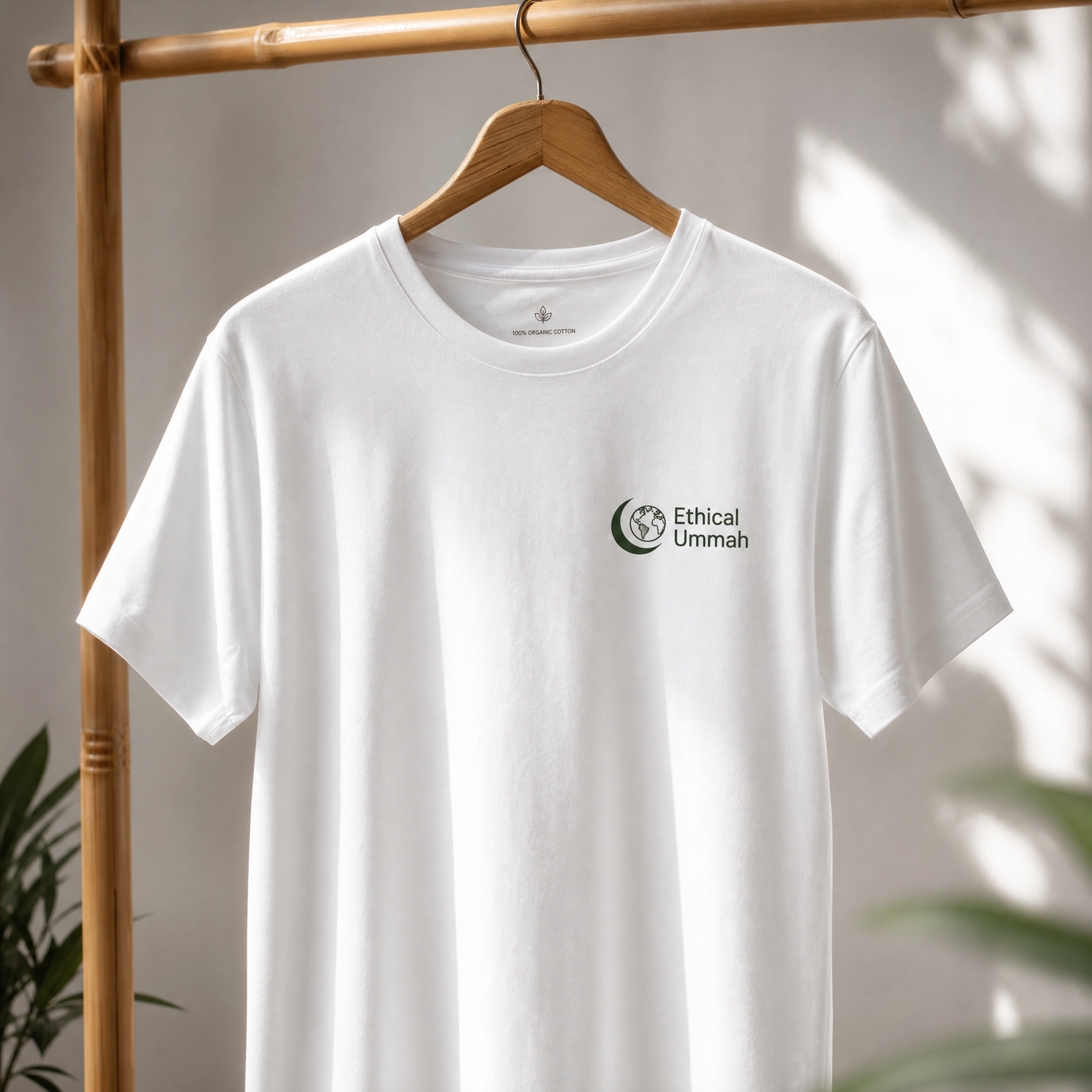 Ethical Ummah Organic Cotton Tee: Sustainable Quiet Luxury